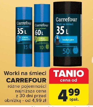 Worki na śmieci 120 l. Carrefour promocja w Carrefour Market