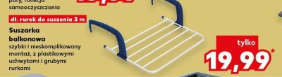 Suszarka balkonowa promocja w Kaufland