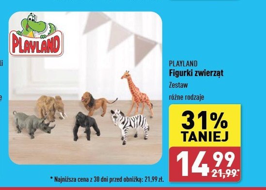 Figurki zwierząt Playland promocja