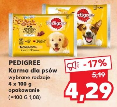 Karma dla psa kurczak Pedigree promocja