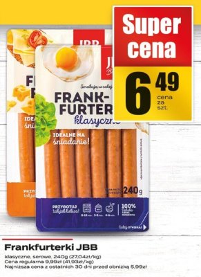 Frankfurterki JBB promocja w Supeco