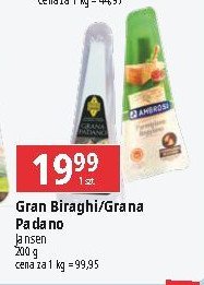Ser grana padano GRANA PADANO TEMAR promocja w Selgros