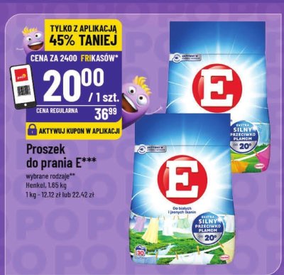 Proszek do prania E promocja w POLOmarket