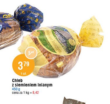 Chleb z siemieniem lnianym Pellowski promocja