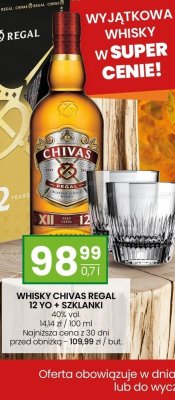 Whisky Chivas Regal 12 Y.O. 0.7l + szklanki promocja
