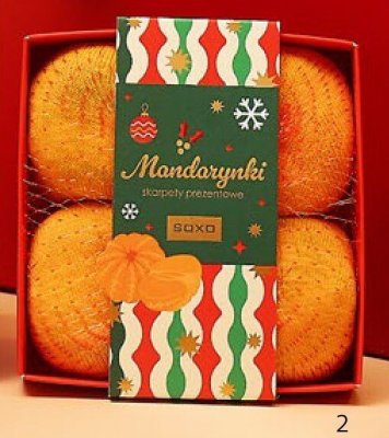 Skarpety prezentowe Mandarynki promocja w Rossmann
