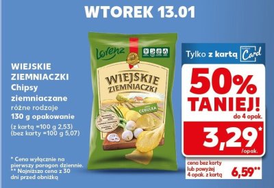 Chipsy ziemniaczane  promocja w Kaufland