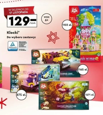 Klocki Ele Fun 875 el. promocja w Biedronka