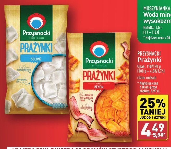 Prażynki solone Przysnacki promocja