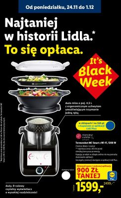 Termorobot MC Smart z Wi-Fi monsieur cuisine smart 1200 W promocja w Lidl