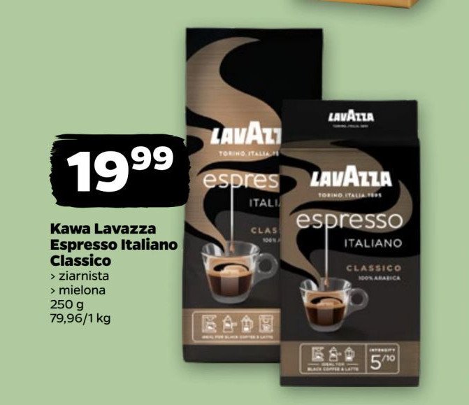 Kawa Lavazza espresso italiano calssico promocja