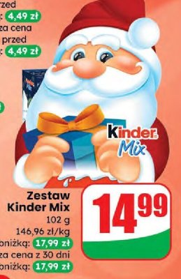Zestaw Kinder Mix promocja w Dino