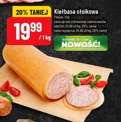 Kiełbasa stołkowa Pekpol promocja w POLOmarket