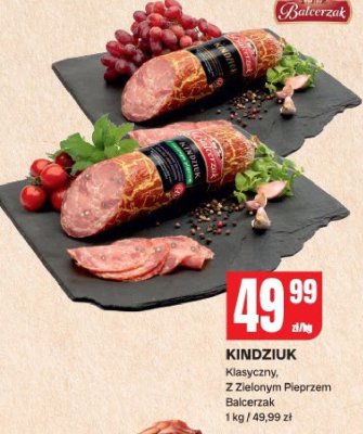 Kindziuk klasyczny z zielonym pieprzem promocja w Chorten