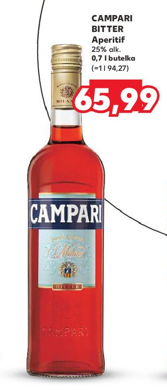 Likier Campari promocja w Kaufland