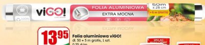 Folia aluminiowa  promocja w Dino
