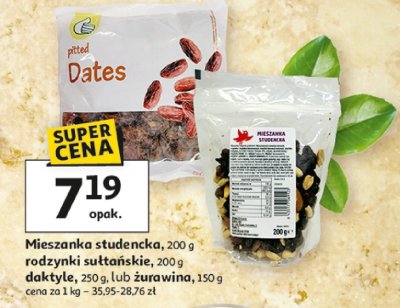 Rodzynki promocja w Auchan