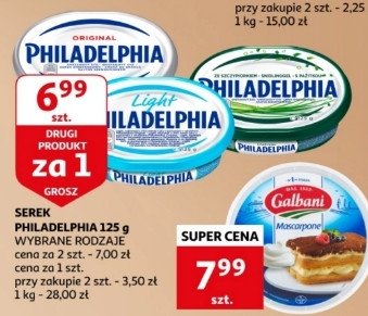 Serek ze szczypiorkiem Philadelphia promocja