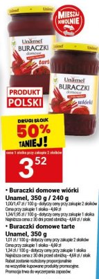 Buraczki wiórki tartej Unamel, 350 g promocja w Twój Market