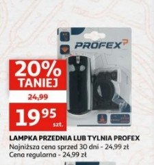 Lampka przednia rowerowa Profex promocja