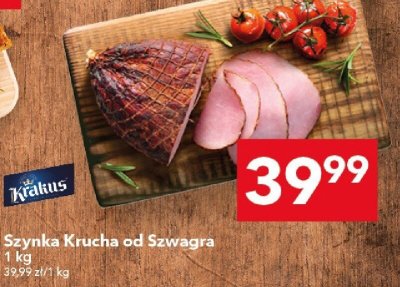 Szynka Krucha od Szwagra 1 kg promocja w LEWIATAN