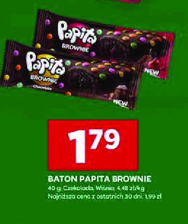 Baton brownie chocolate Papita promocja