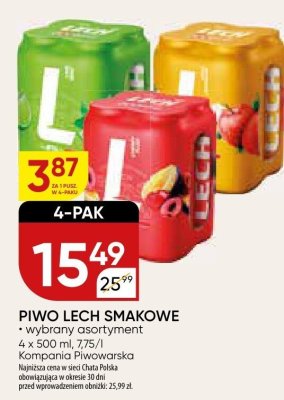 Piwo Lech Smakowe promocja w Chata Polska