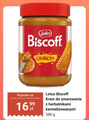 Krem do smarowania z herbatnikami karmelizowanymi 380 g promocja w Dino