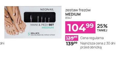 Zestaw frezów  MEDIUM 9847 promocja w NEONAIL & NEO MAKE UP