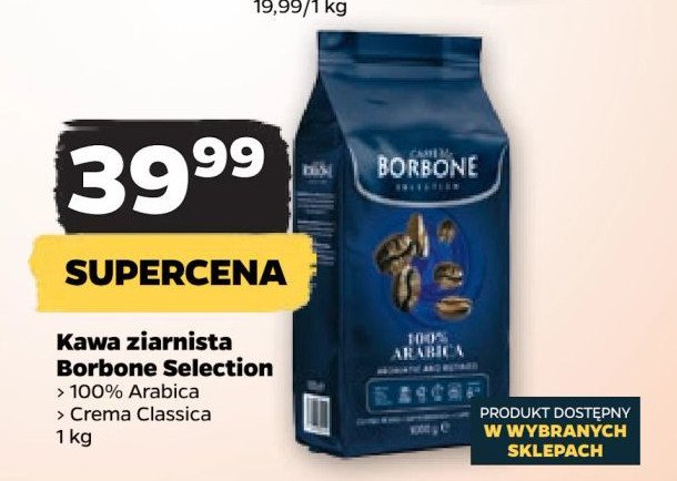 Kawa Borbone 100% arabica promocja w Netto