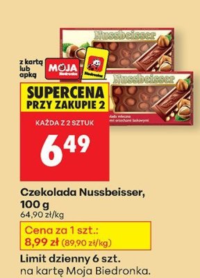 Czekolada promocja w Biedronka
