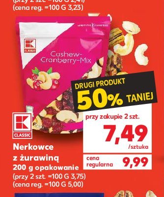 Nerkowce z żurawiną K-classic promocja