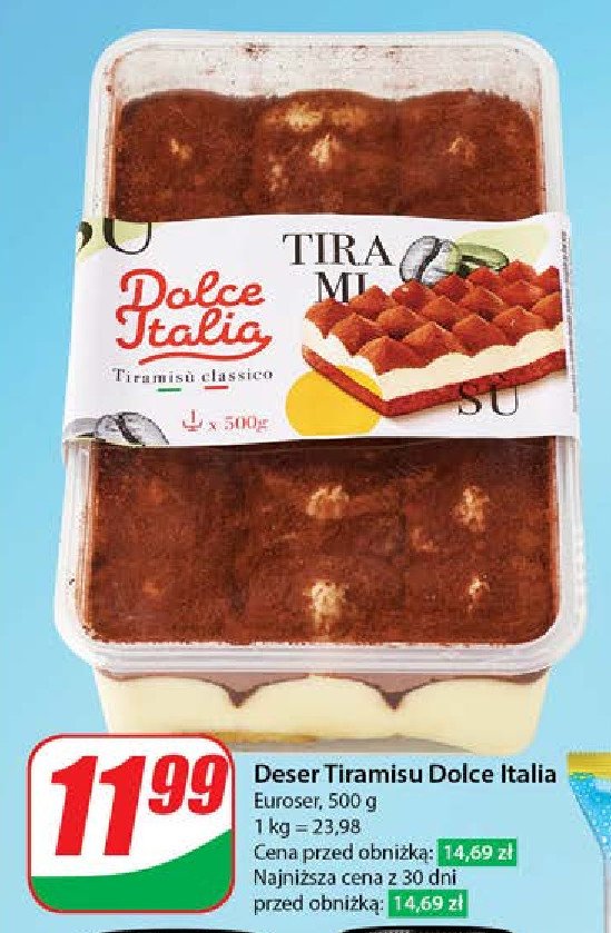 Tiramisu Dolce italia promocja