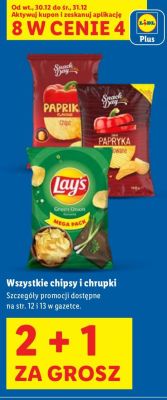 Chipsy i chrupki wszystkie promocja w Lidl