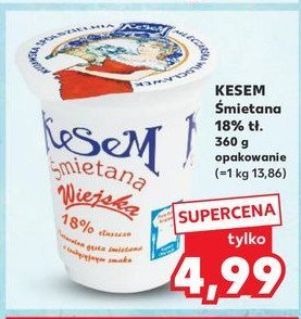 艢mietana wiejska 18 % Kesem promocja