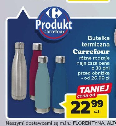Butelka termiczna 0.5 l Carrefour promocja