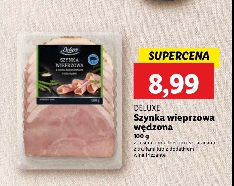 Szynka wieprzowa z winem Deluxe promocja