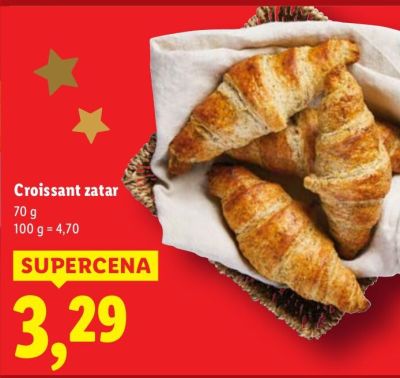 Croissant zatar promocja w Lidl