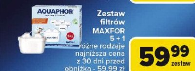 Wkłady filtrujące maxfor+ Aquaphor promocja