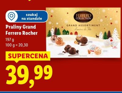 Praliny Grand Ferrero Rocher promocja w Lidl