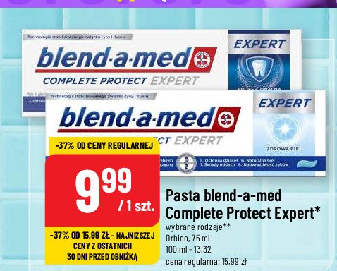 Pasta do zębów zdrowa biel Blend-a-med complete protect expert promocja