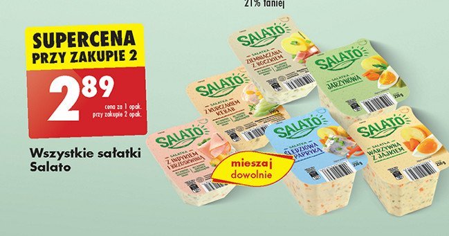 Sałatka śledziowa z papryką Salato promocja