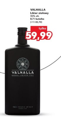 Likier ziołowy VALHALLA promocja w Kaufland
