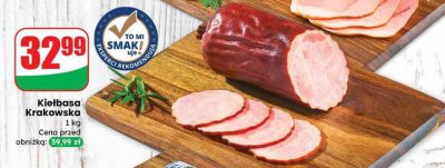 Kiełbasa Krakowska promocja w Dino