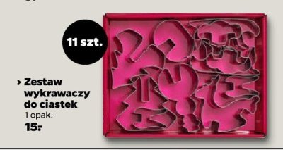 Zestaw wykrawacze do ciastek 11 szt. promocja w Netto