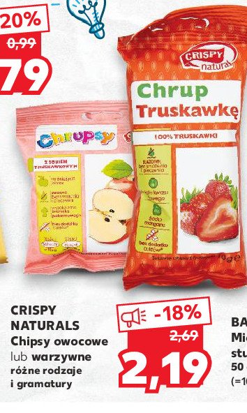 Chrupsy Crispy natural promocja