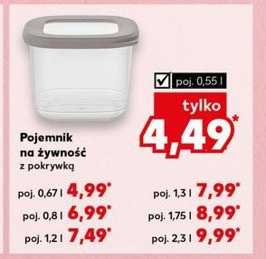 Pojemnik na żywność 1.75 l promocja