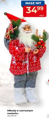 Mikołaj w czerwonym sweterku promocja w PSB Mrówka