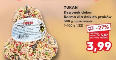 Karma Dzwonek dekor dla dzikich ptaków promocja w Kaufland