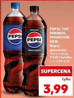 Napój gazowany Pepsi, 7UP, Mirinda, Mountain Dew różne rodzaje promocja w Kaufland